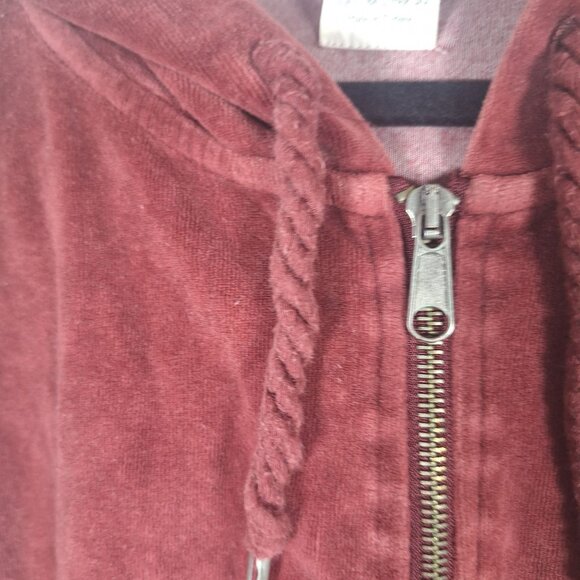 Zara full zip burgundy jacket size - Picture 5 of 5